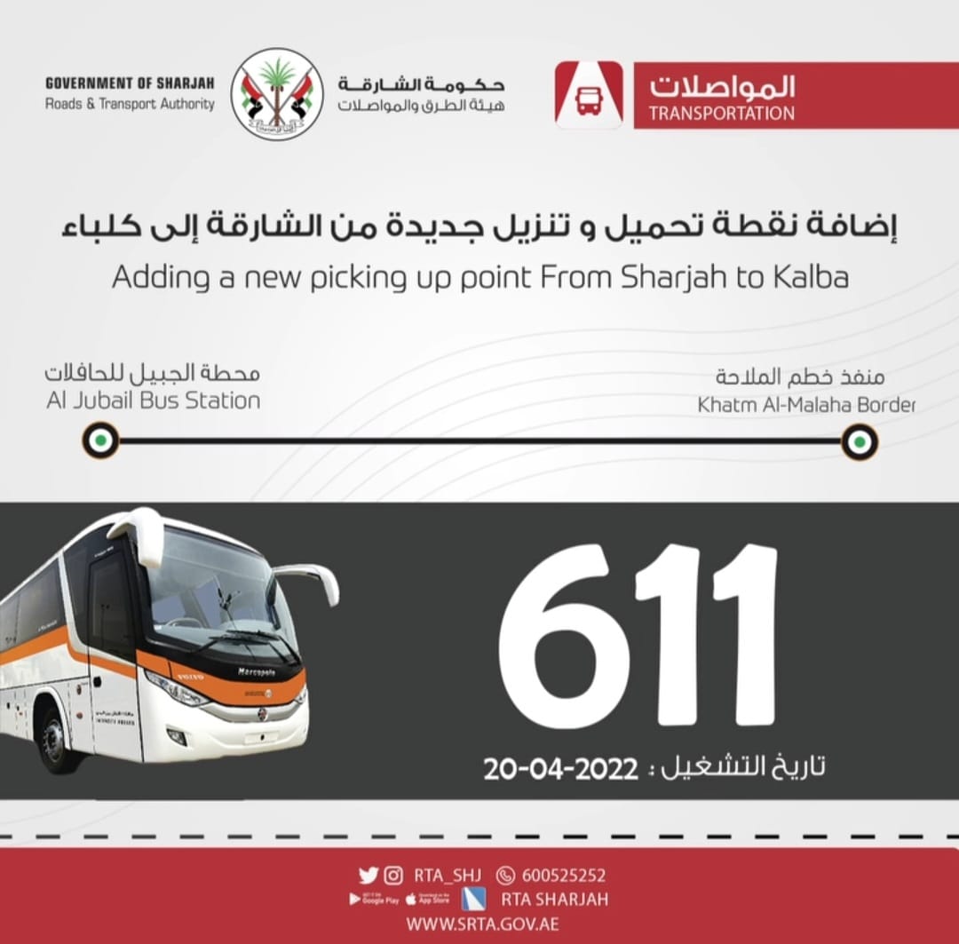 Fastest and Cheapest Route Available for Kalba to Sharjah