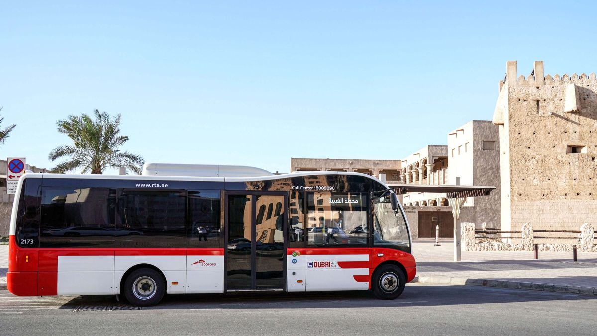 SH1 RTA Bus Timings - Dubai Mall Metro Landside to Hartland Greens and Return
