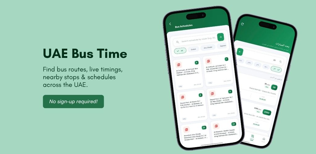UAE Bus Time Preview